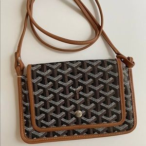 Goyard Plumet Black/Tan NWT